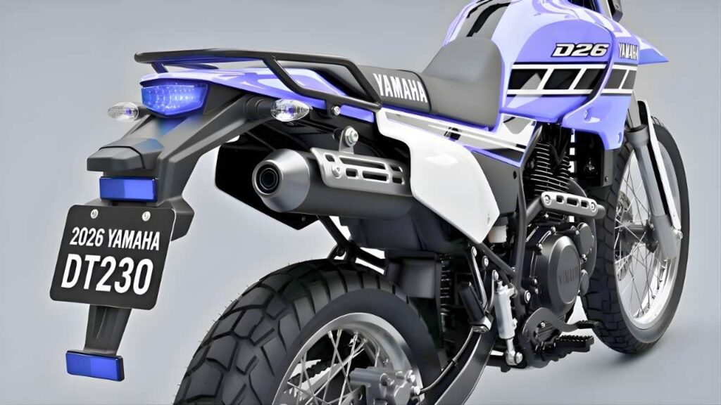 Yamaha DT 230 2026: motocicleta dual sport con estilo premium